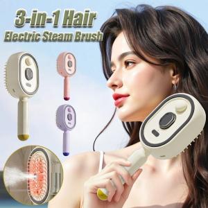 Water Spray Hair Brush Nourishing Comb Straightener with Spray Electric Steam Comb for Hairdressing Travel wheqenmy Anti-Static Smoothing Hair Massage Comb Oil Vaporization 3in-1 Hair Electric Steam Brush