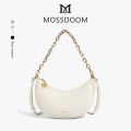 MOSSDOOM Tas Selempang Wanita Carina Bag Tas Bahu Bulan Sabit Modis. 