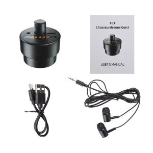 TANTUANG Độ nhạy cao Máy dò rò rỉ đường ống Đèn báo LED Điều chỉnh âm lượng Cảm biến rò rỉ nước Di động Hỗ trợ tai nghe Bộ khuếch đại âm thanh Kiểm tra đường ống nước