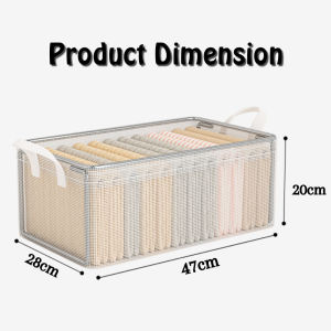 SAVE PVC Foldable Storage Box Waterproof Wardrobe Organizer Box Clothes Closet Storage Box Basket Kotak Simpan Baju ST13