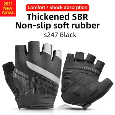 ROCKBROS Găng Tay Xe Đạp Găng Tay Đạp Xe Nửa Ngón Thoáng Khí Dành Cho Nam Nữ Mùa Hè Găng Tay Chống Sốc Nâng Tạ Tập Gym Thể Dục Thể Thao Ngoài Trời Xe Đạp Đường Trường Leo Núi