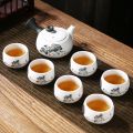 Bộ Ấm Trà Tử Sa Cao Cấp Sang Trọng - Quý Phái Gồm 1 Bình Kèm 6 Ly. Đức Nhung Store. 