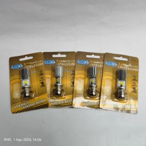 LAMPU LED DEPAN MOTOR WILZ T-19WHITE AC DC HI LOW 16WATT
