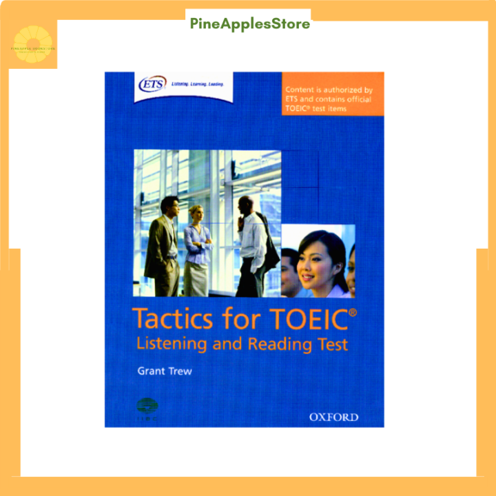 Sách Tactics for TOEIC Listening and Reading Test (File nghe&đáp án gửi qua mail)