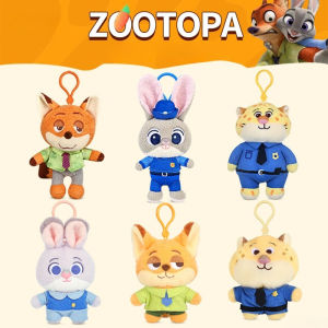 Anime Zootopia Plush Keychains Small Pendant Bag Hangings Christmas Birthday Gifts for Kids