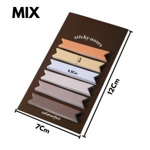 Sticky Note Gradiasi 6in1 Tempelan Kertas Catatan 120 Lembar Kertas Notes Morandi Warna Gradasi Label Indeks Kertas Deco Colourful Diy Jurnal Planner Mini Memo Bookmark Notepad Alat Tulis Kantor Sekolah PST