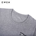 OWEN - Áo thun nam Tshirt ngắn tay Body Fit TSN233247 màu Ghi chất liệu COTTON MODAL. 