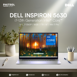 DELL INSPIRON 5630 | 16inch FHD | 13th Gen Intel Core i7-1360P | 16GB RAM | 1TB M.2 NVME PCIE SSD | Win 11 Pro