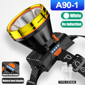 【Ready Stock】Headlamp Night camping cycling waterproof fishing multi-purpose headlamp Waterproof Camping Light Fishing Headlight LED Searchlight Strong Bright Head Torch Outdoor Headlight LED Head-Mounted Flashlight Waterproof Induction Switch Headlamp 头灯