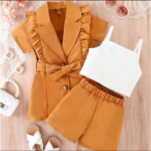 Set Levron 3in1 Kid Setelan Blazer Anak Perempuan Usia 4-7 Tahun Set Jass Anak Cewek