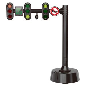 RGFV Safety Traffic Toy Light Signs Model Mini Mini Stop Model Toys Signpost Traffic Traffic Light Building Blocks Kids Gift