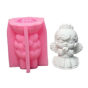 ซิลิโคนฟองดองทำสบู่เรซินอีพ็อกซี่แม่พิมพ์ซิลิโคนรูปร่างเด็กสาว3มิติแม่พิมพ์ซิลิโคนแม่พิมพ์ช็อกโกแลตขนมเค้กลูกกวาด