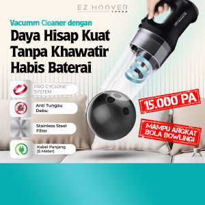 JACO Ez Hoover Turbo JC-888 Vacuum Cleaner Super Cyclone Penyedot Debu