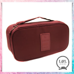 Tas Organizer Travel Pouch Tempat Penyimpanan Pakaian Dalam Bra Celana Dalam Pembalut Serbaguna Traveling Bag Multifungsi Gaya Korea