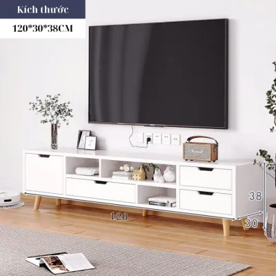 Kệ Tivi Gỗ Hiện Đại Đa Năng BAMBOOHOME Kệ Trang Trí Phòng Khách Sang Trọng Gỗ MDF_ D95