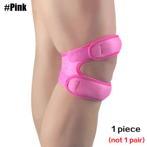 1 PCS Sports Knee Support Pads Double Patellar Knee Patella Tendon Support Strap Brace Pad Protector Open Knee Brace Band Fitness for Men and Women
