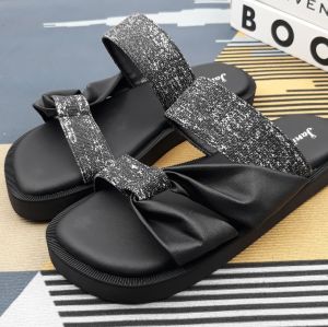 JANITRA OFFICIAL SHOP Melva Sandal Platform Wanita Suat Kanvas Model Korean Style