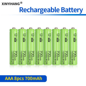AA AAA 700mAh 1.2V Ni-CD Rechargeable Batteries Kit Free 2-Slot USB Charger High Capacity Cycle Battery for Remote Control Toys Flashlight