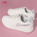 Li Ning women's shoes, shoes, small white shoes, spring and summer leisure Joker flat-bottomed skateboard shoes, leisure shoes, sports shoes, women. 