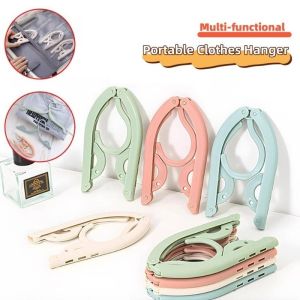 Portable Foldable Clothes Hanger Magic Cloth Drying Rack Compact Design Lightweight Home Travel Use