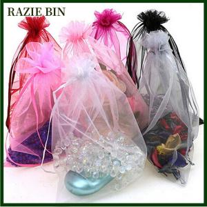 RAZIE BIN 50pc Organza Gift Bags Jewelry Candy Bag Wedding Favors Bags Mesh Gift Pouches