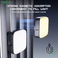 TNW DC06 LED Video Light Magnetic Mini Photography Light Selfie Fill Light With Clip Cold Shoe Mount Adapter For DSLR Shooting. 