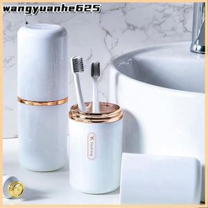[WYH Store] COD Travel Portable Toothbrush Cup Bathroom Toothpaste Holder Storage Case Box Organizer Travel Toiletries Storage Cup New Creative
