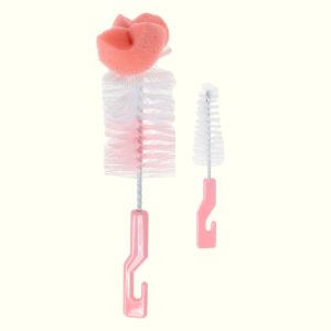 Soft Foam Rotating Nipple and Bottle Brush for Baby | Newborn Baby Needs | Child Care | Bliss Baby Stuff