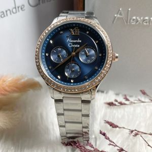 Jam Tangan Wanita Alexandre Christie AC 2A48 AC2A48 Original Garansi Resmi 1 tahun - Stainless Steel