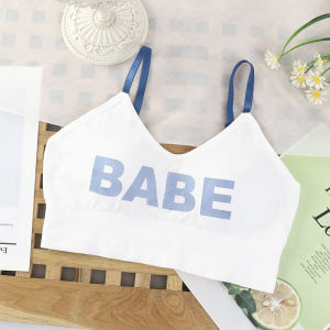 EALOM Letter Printing Wireless Tube Top Bras for Women Sports Yoga Beauty Back Condole Belt Seamless Vest Lingerie