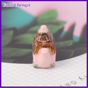 Fanzi Ấm đun nước cốc sứ đáng yêu Bộ đồ ăn đồ chơi nhà bếp Nhà búp bê thu nhỏ 1/12