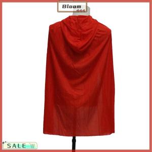 Follow Get New[Bloom Z] ชุดฮาโลวีนสำหรับผู้ชายผู้หญิงเด็กเด็กผู้หญิงเด็กผู้ชายผู้ใหญ่เสื้อคลุมยาวแม่มดสีแดงบทบาทปีศาจที่น่ากลัวเสื้อคลุมยาวมีฮู้ด