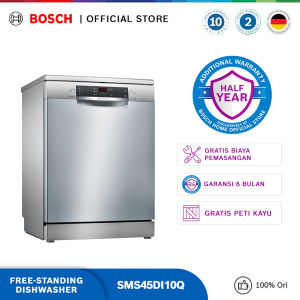 Bosch SMS45DI10Q Free-standing Dishwasher 60 cm Serie 4 Sliver