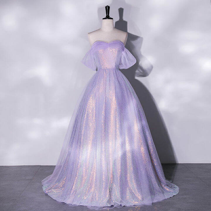 Violet gown for on sale debut