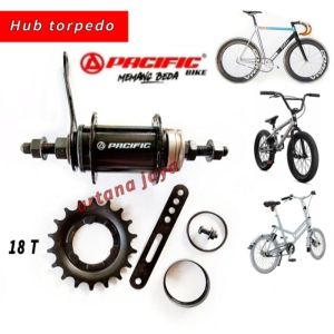 FREEHUB HUB REM TORPEDO PACIFIC 36 hole hub sepeda pacific BMX Fixie 36H 18T
