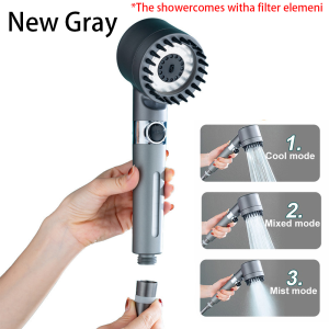 🔥🔥【SG Ready Stock】2023 NEW 4 Modes High Pressure Handheld Shower Head SPA Nozzle With Filter Detachable Setting