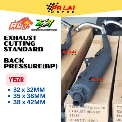 REDLEO ESR 32x32mm 35x38mm 38x42mm Y15ZR Exhaust Cutting Std Back Pressure Standard 32MM 35mm 38mm 42mm Y15 RED LEO