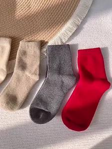 100%Cashmere Thick Warm Winter Socks Women and Men2026