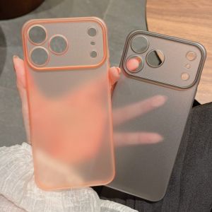 Luxury UltraThin PC Hard Case for iPhone 17 Air 16 15 14 Plus 13 Pro Max Clear Translucent Shockproof Slim Lens Protection Cover