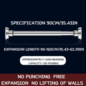 Tiang Jemuran Baju Gantungan Rak Dinding Tanpa Bor Paku Stainless Steel Fleksible Lipat Kuat