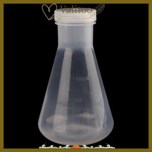 [Valitoo] 50ml To 1000ml Lab Plastic Erlenmeyer Flask Conical Container Bottle With Screw Cap For Laboratory Experiment