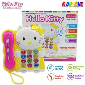 Hello Kitty Baby Phone With Music Intelligence Telephone Toys For 3+/Telefon Mainan Hello Kitty