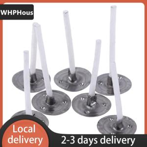 [COD] WHPHous Ship within 24 hours 100Pcs Candles Mold Wick Tabs Eco-Friendly Candle Sustainer Making pure cotton