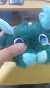 9cm Game  Dan Heng·Imbibitor Lunae Cosplay Cartoon Soft Plush Bun Doll Keychain Figure Kids Pendant Accessories Birthday Gift