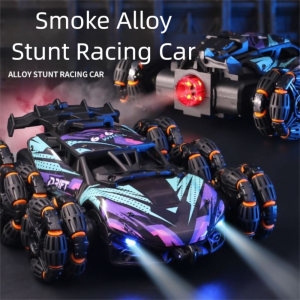 NOONOR Orange Purple RC Stunt Car 6x6 Spray Gas Alloy Plastic Spray Gas RC Toys Cool Off-Road Vehicle Toys Toy Gift