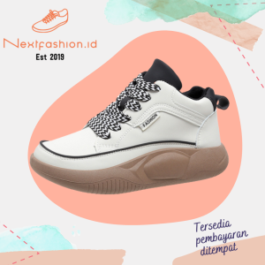 Sepatu Sneakers Wanita bahan kulit PU Premium 286 Nextfashion