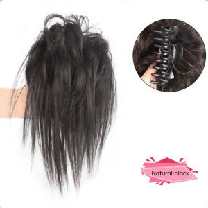 🔥IVY Fluffy Wig Hair Claw Clip Coiled Hair Shark Clip Simulated Ponytail Hair Clip Wig Headdress