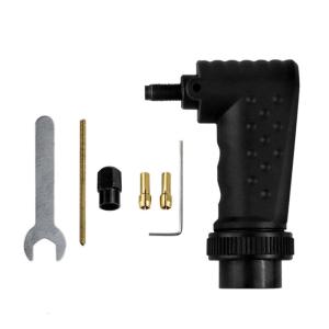 Ergonomic All Metal Right Angled Drill Attachment Tool Reduces Vibrations For Smooth Operation In Confined Workspaces