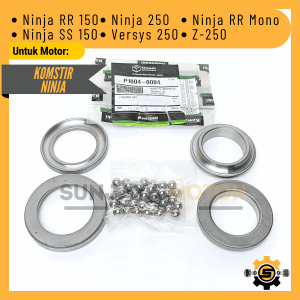 Comstir Laher Original Kawasaki Komstir Ninja 150R RR OId Ninja 250 RR New Z250 Versys Kones Mangkok Stang Ori KGP