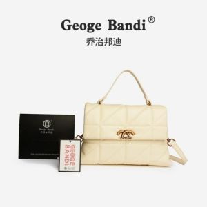 BJ25007 (DAPAT SERTIFIKAT + KARTU ) - BLACK/BEIGE TAS SLEMPANG HANDBAG TAS WANITA FASHION IMPORT MODIS ELEGAN TERMURAH TERLARIS TERBARU TAS BATAM JTF5007